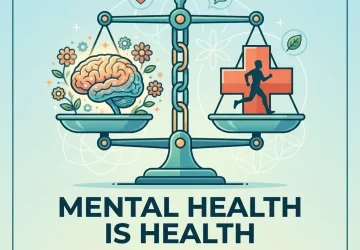 mental health is health infographic — mind body connection
