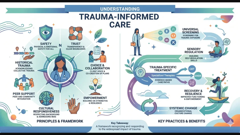 Paramount Health & Wellness · Trauma-Informed Care · Portsmouth, VA - Inforgraphics